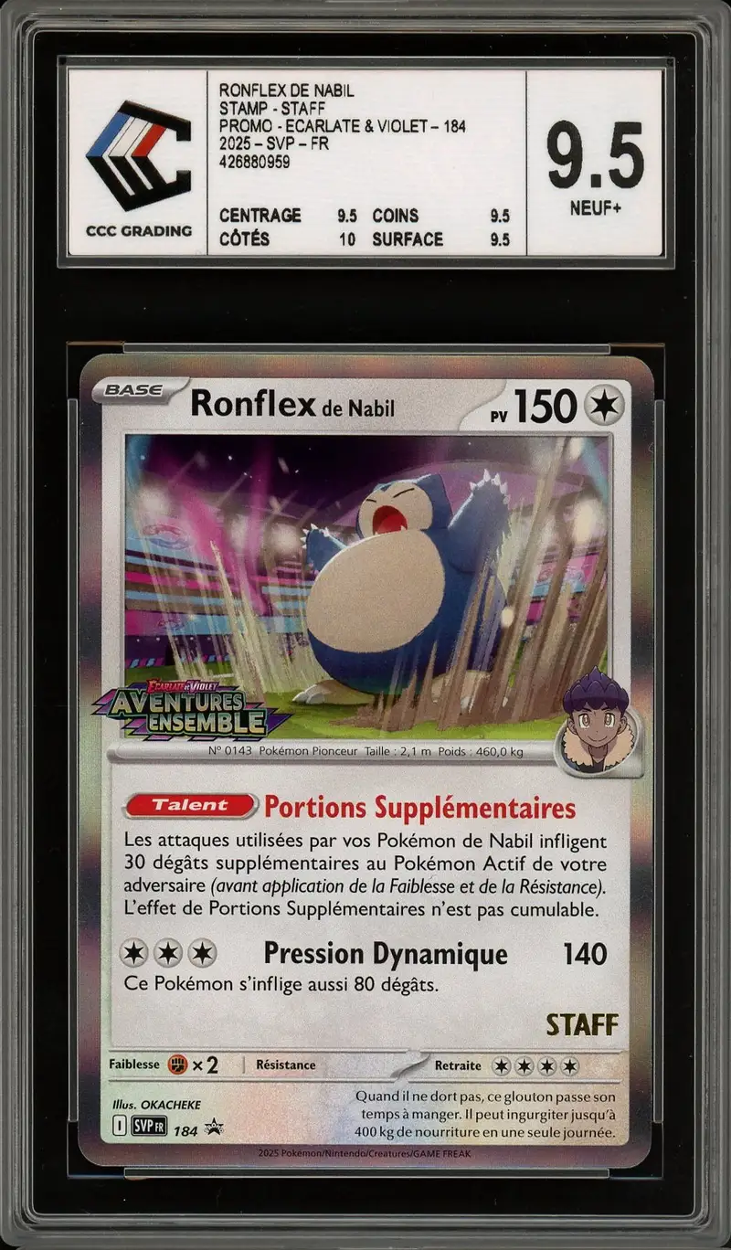 CCC 9.5 Ronflex de Nabil Holo Prerelease Staff