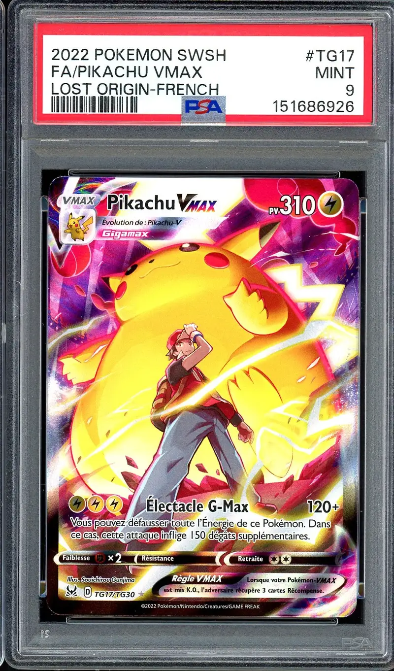PSA 9 Pikachu VMax