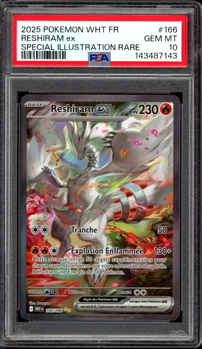 PSA 10 Reshiram Ex