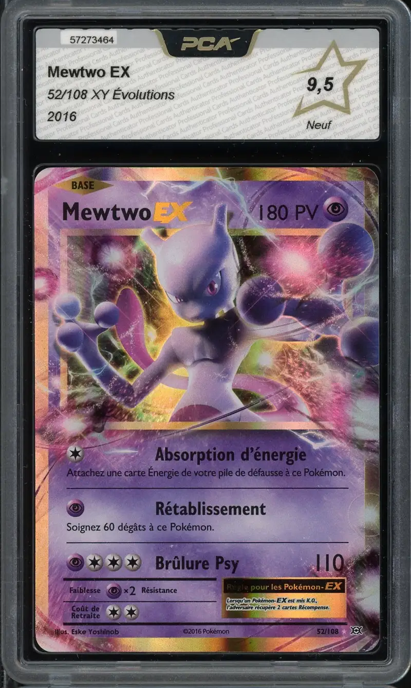 PCA 9.5 Mewtwo Ex