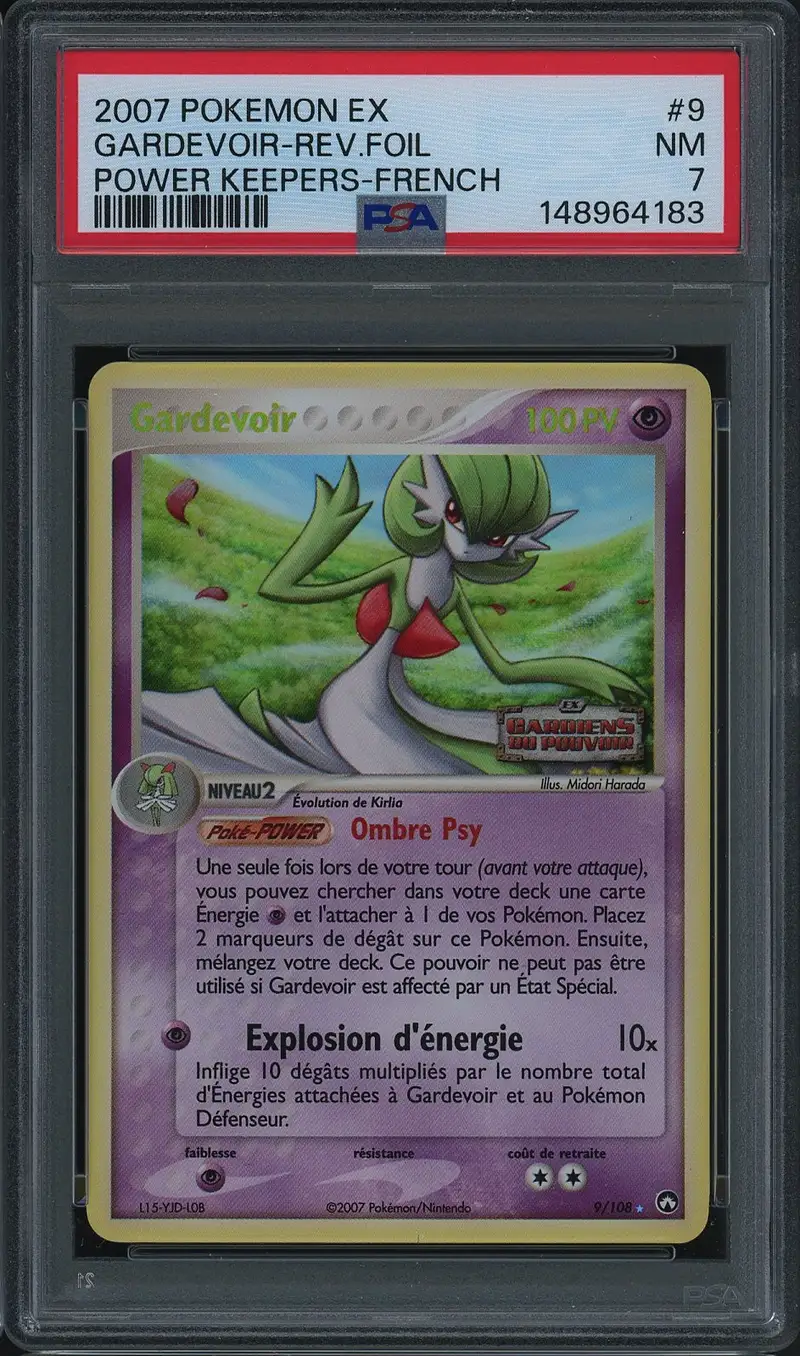 PSA 7 Gardevoir Holo Reverse