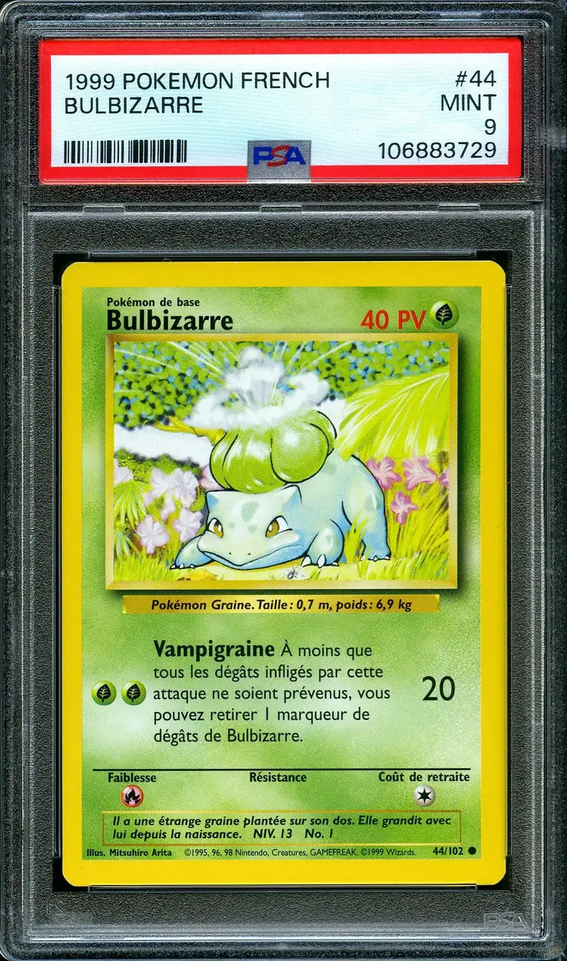 PSA 9 Bulbizarre