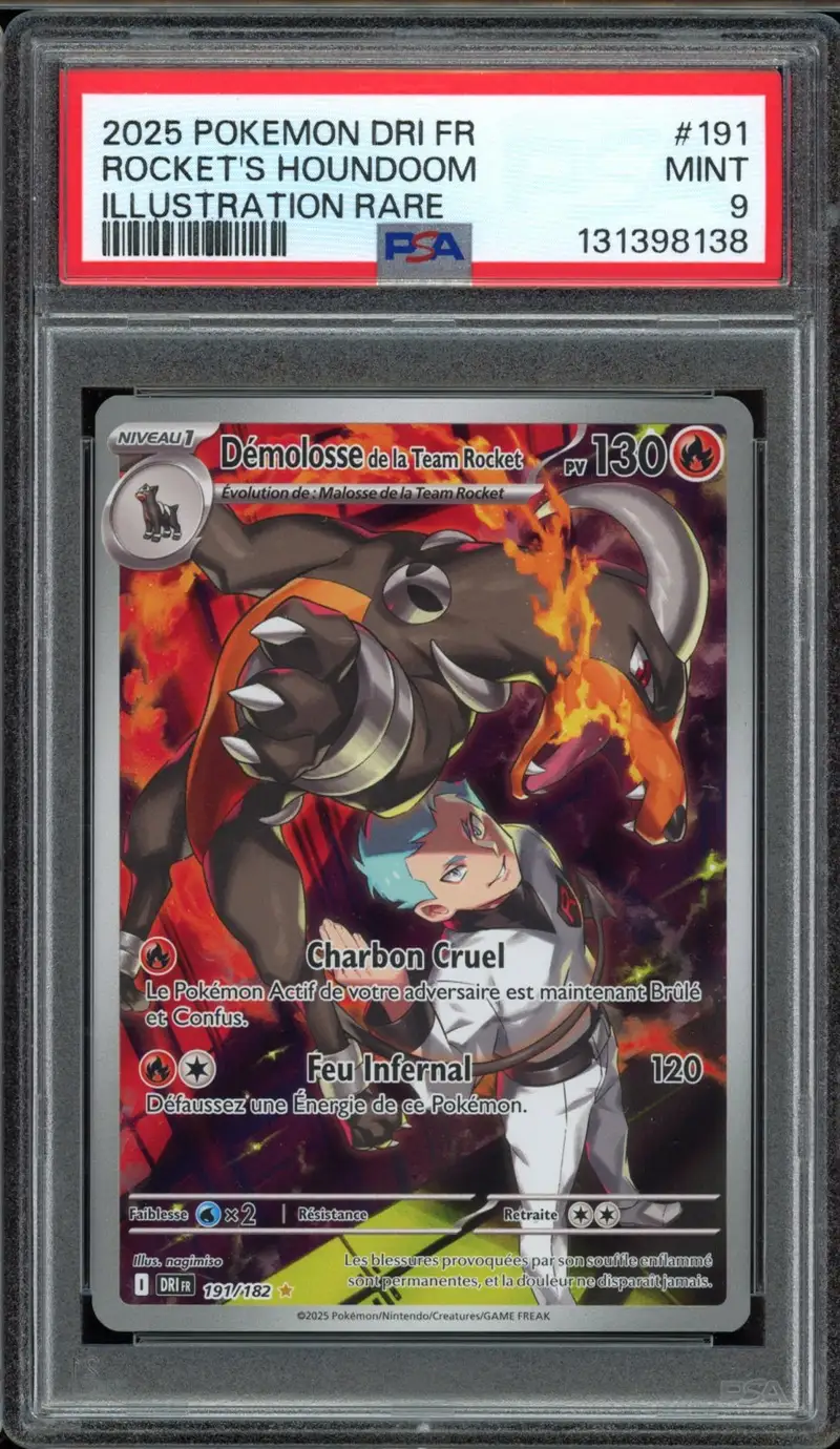 PSA 9 Démolosse de la Team Rocket