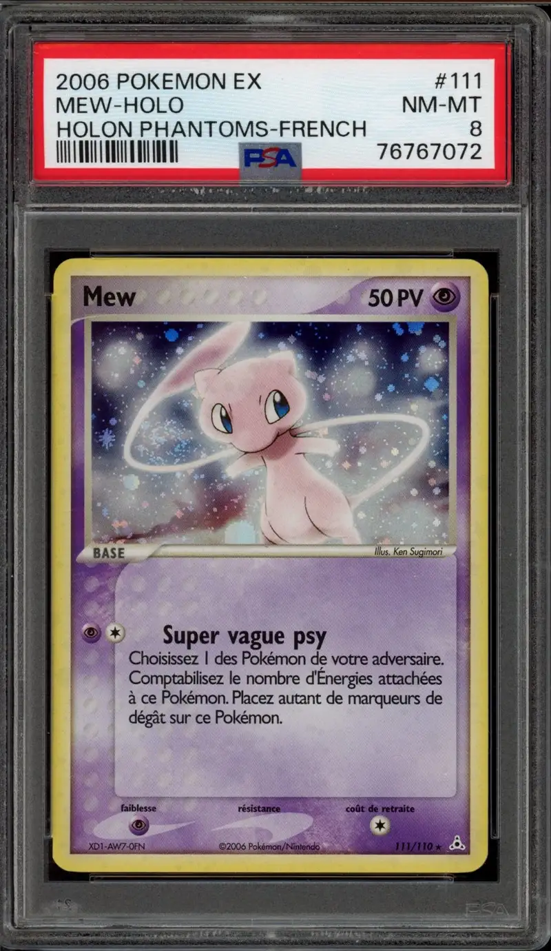 PSA 8 Mew Holo