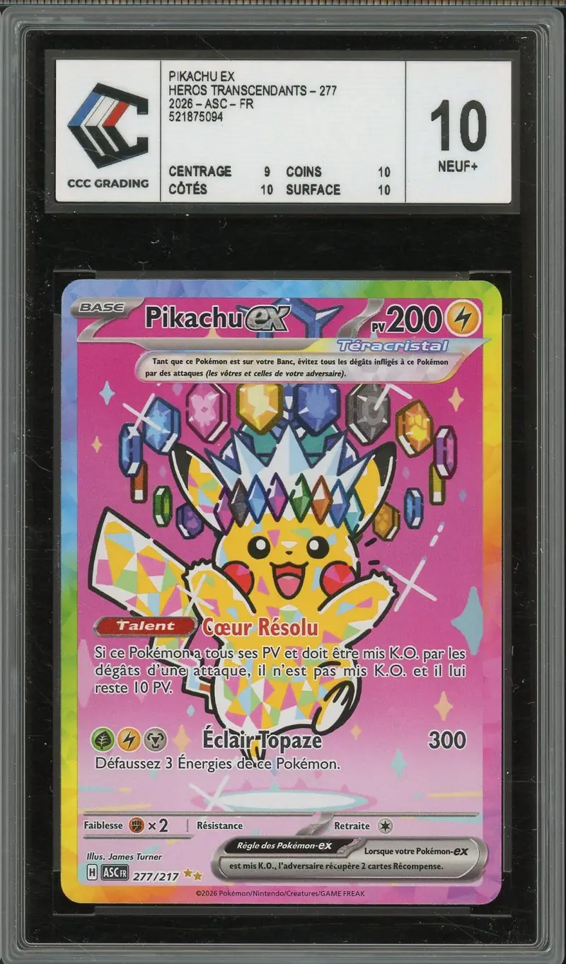 CCC 10 Pikachu Ex
