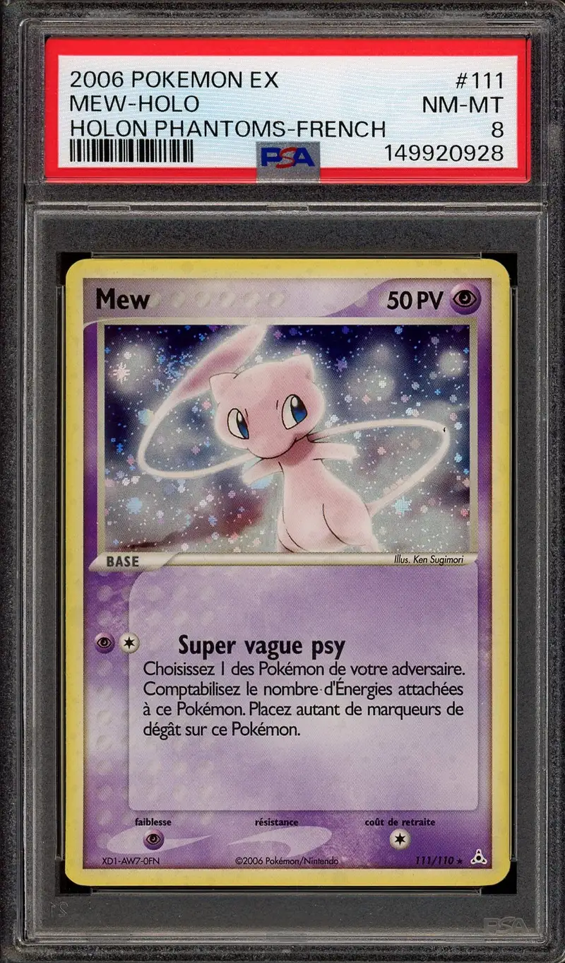 PSA 8 Mew Holo