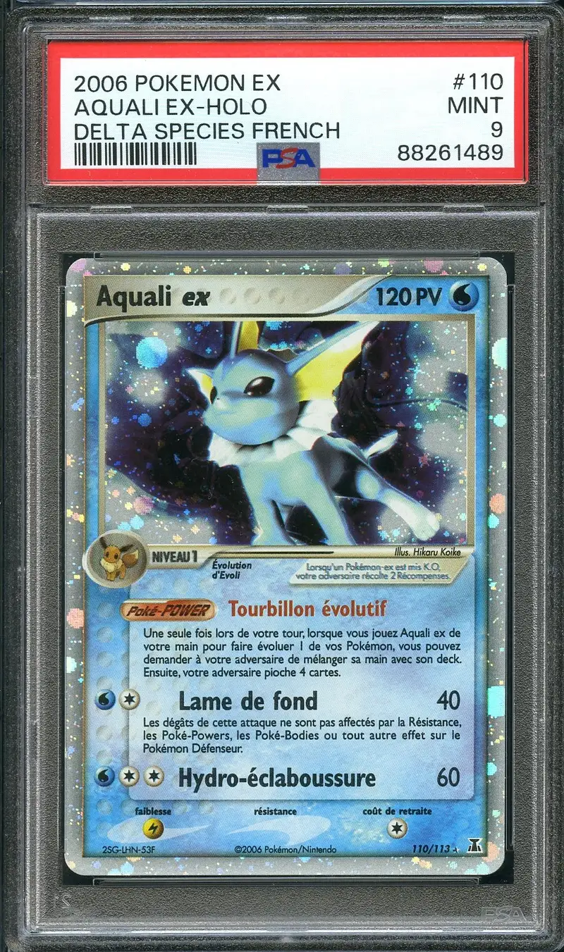 PSA 9 Aquali Ex