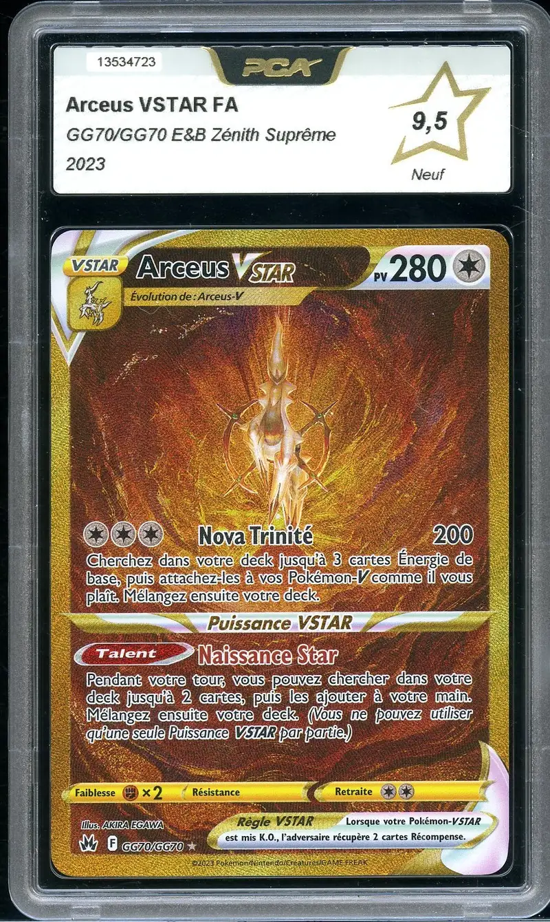 PCA 9.5 Arceus VStar Gold