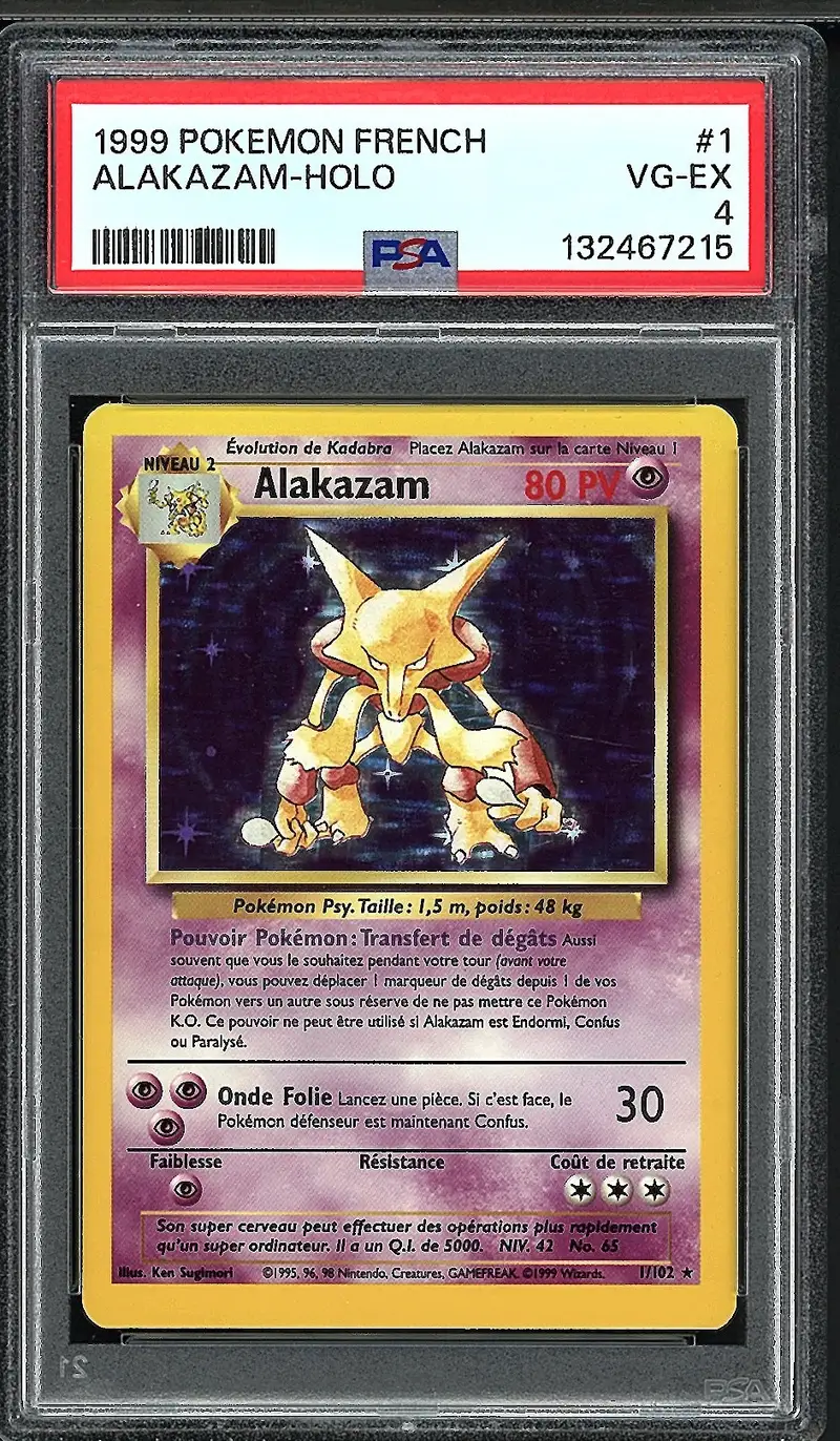 PSA 4 Alakazam Holo