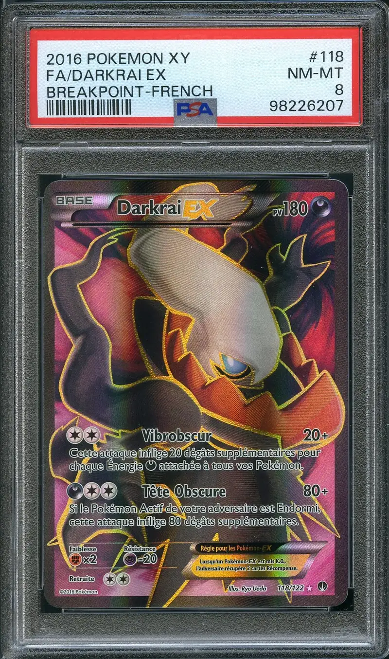PSA 8 Darkrai Ex