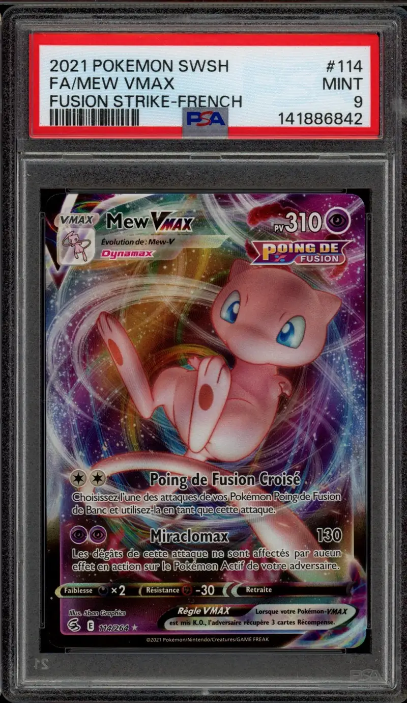 PSA 9 Mew VMax