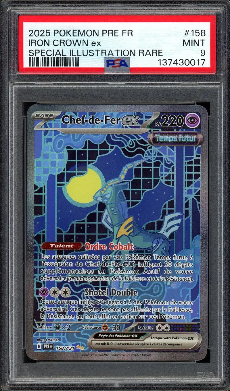 PSA 9 Chef-de-Fer Ex