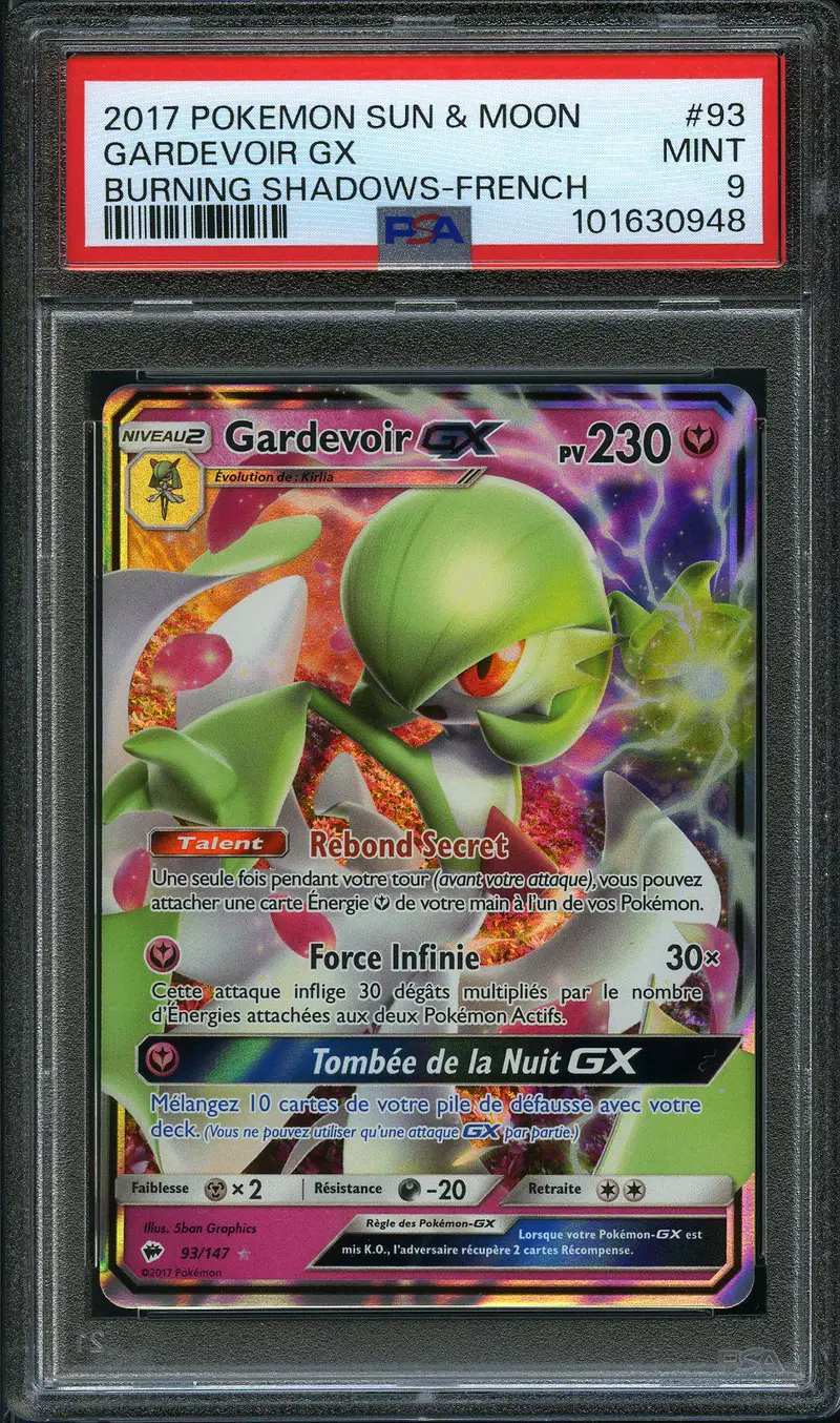PSA 9 Gardevoir Gx