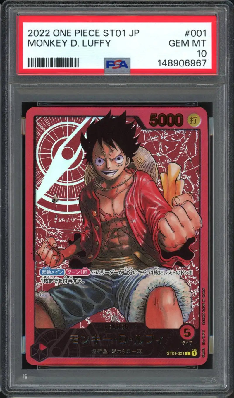 PSA 10 Monkey D. Luffy