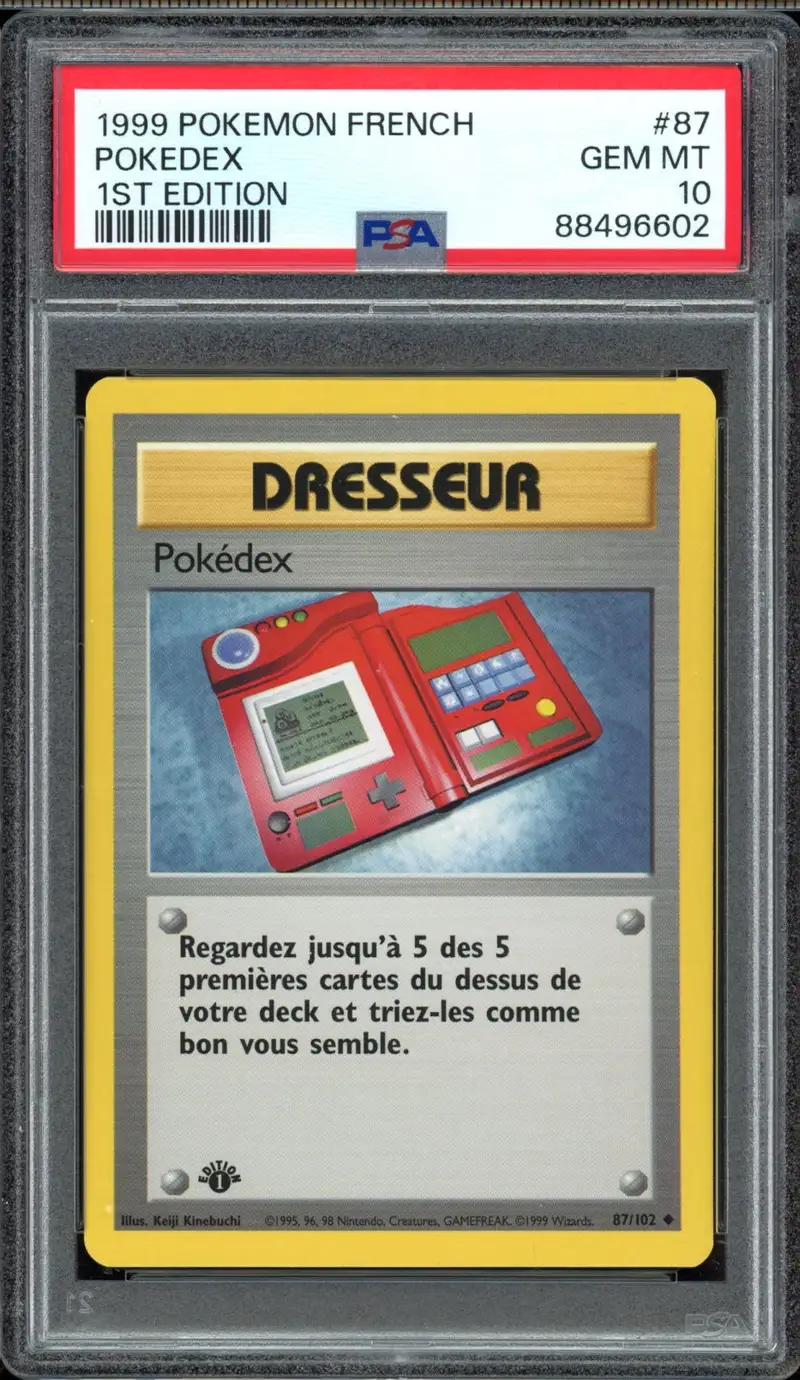 PSA 10 Pokédex