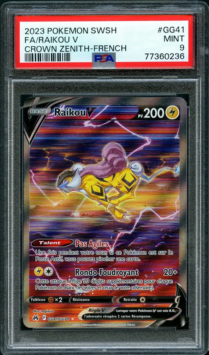 PSA 9 Raikou V