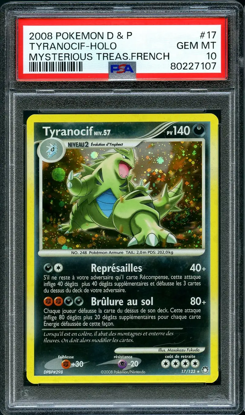 PSA 10 Tyranocif Holo