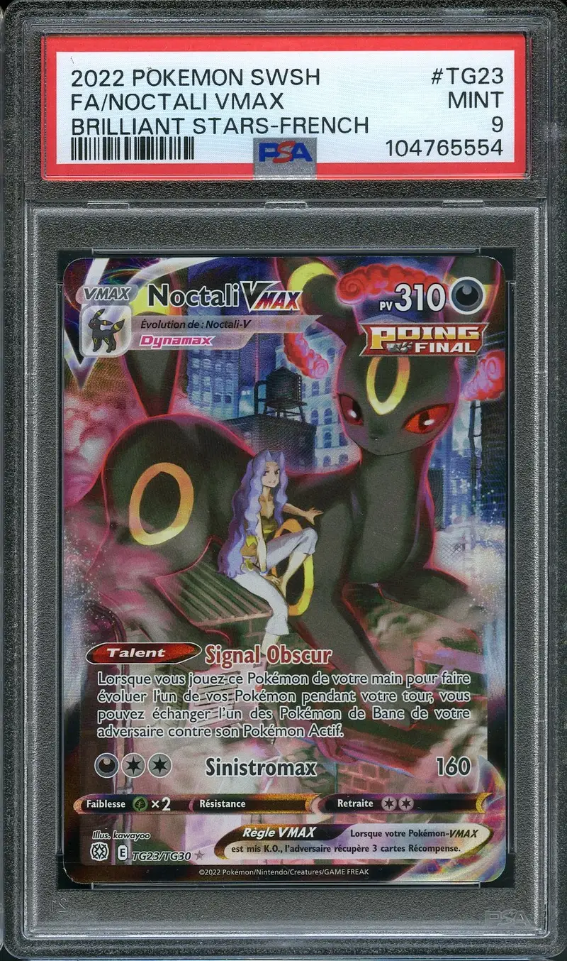 PSA 9 Noctali VMax
