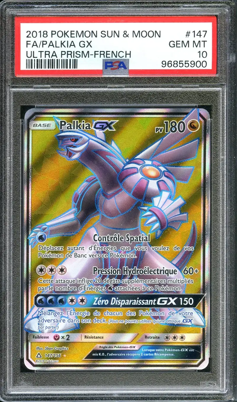 PSA 10 Palkia Gx