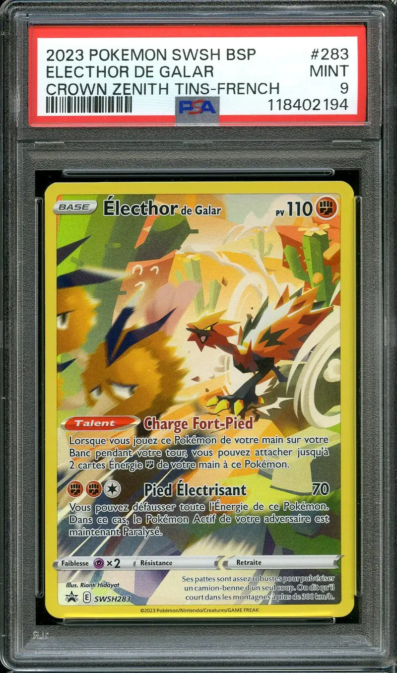PSA 9 Electhor de Galar