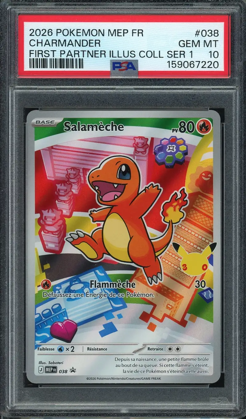 PSA 10 Salamèche