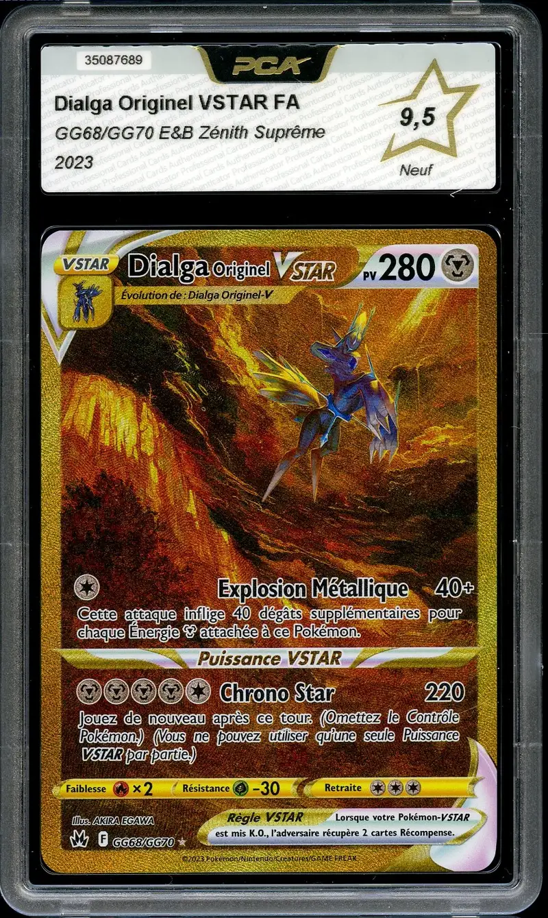 PCA 9.5 Dialga Originel VStar Gold