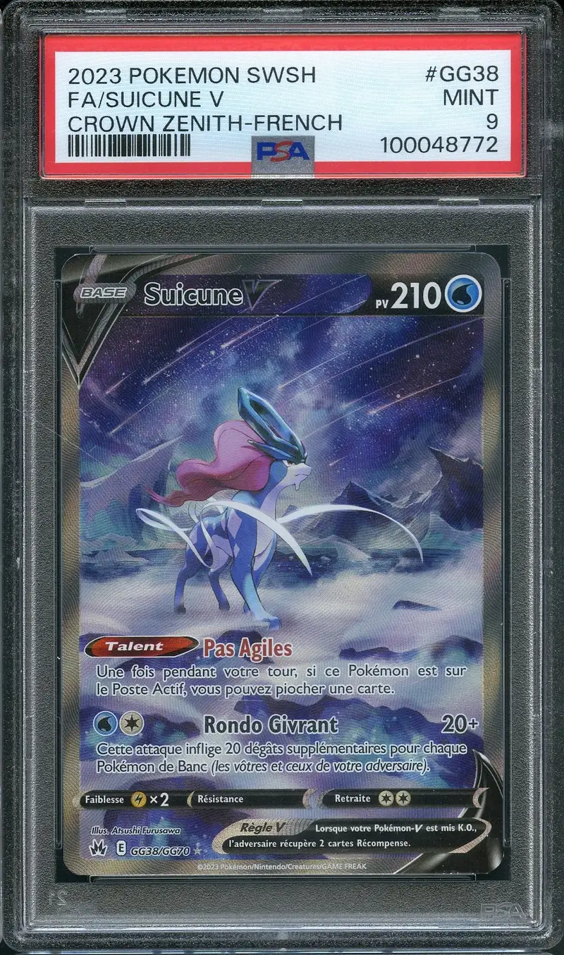 PSA 9 Suicune V