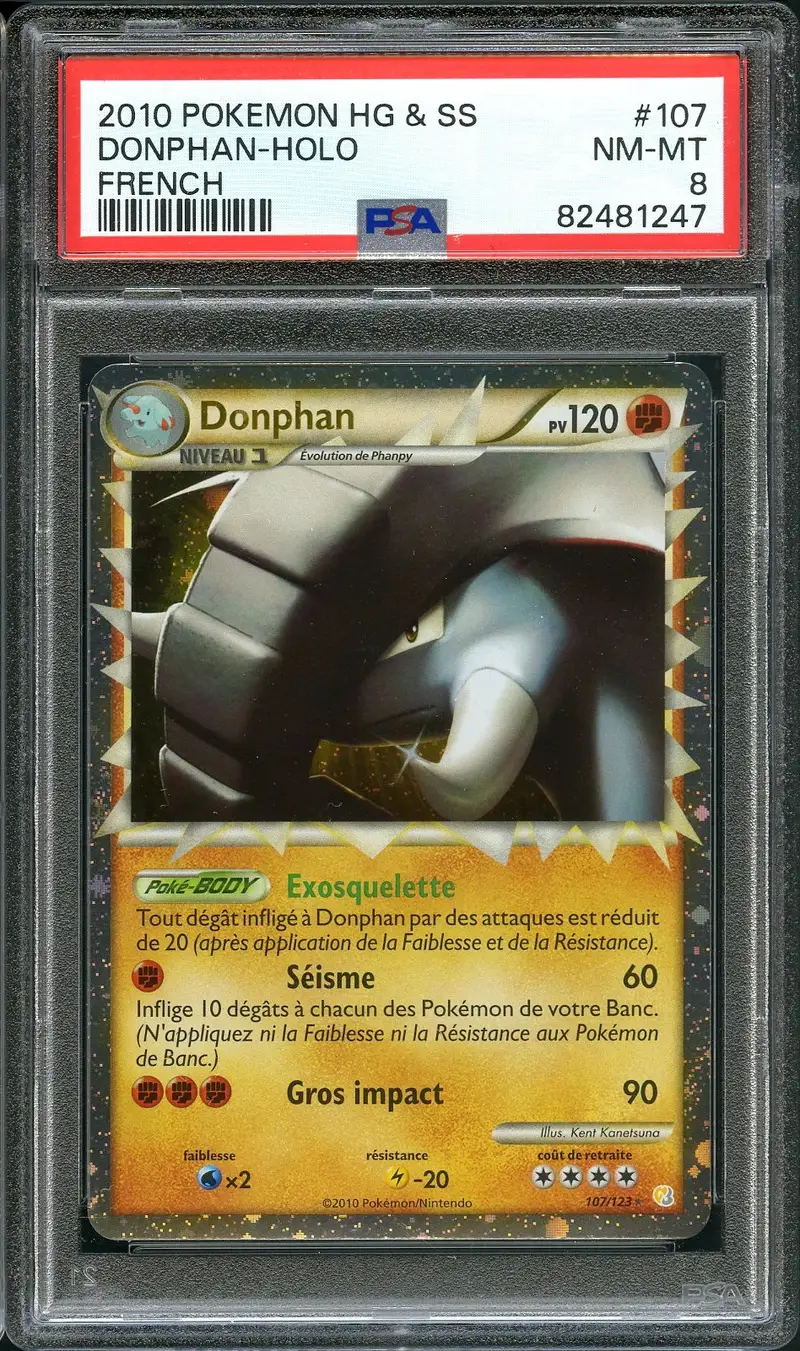PSA 8 Donphan Holo