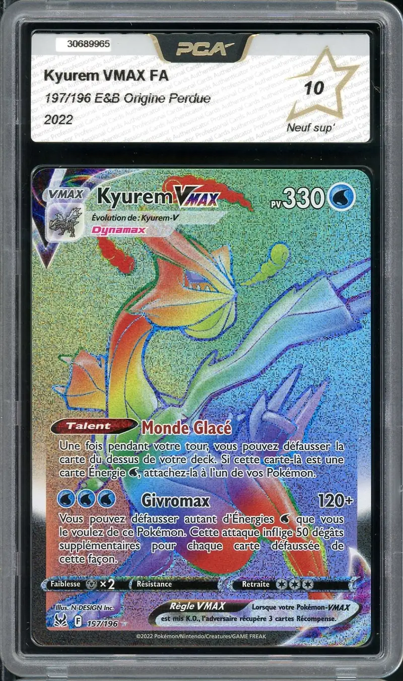 PCA 10 Kyurem VMax Rainbow