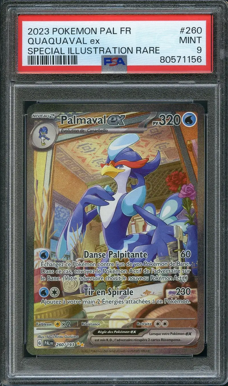 PSA 9 Palmaval Ex