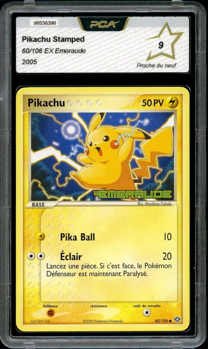 PCA 9 Pikachu Stamped