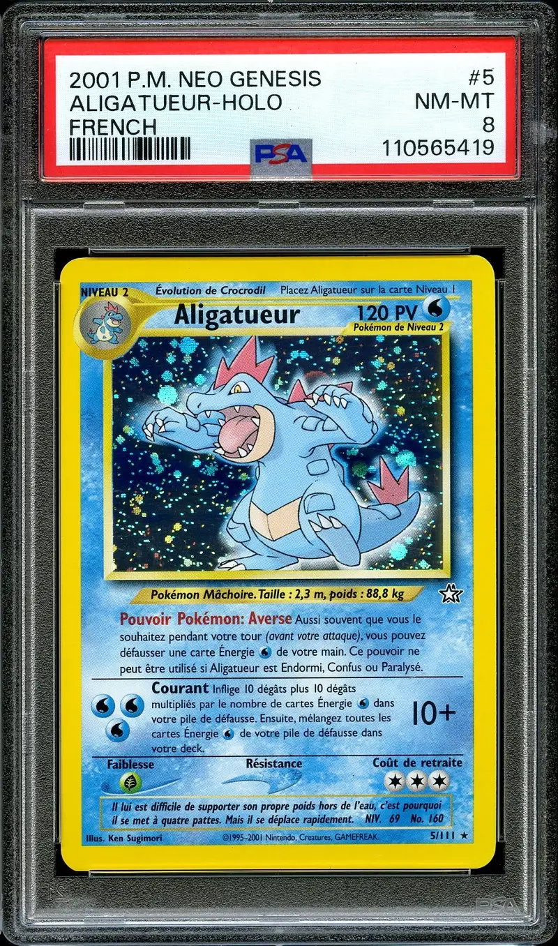 PSA 8 Aligatueur Holo