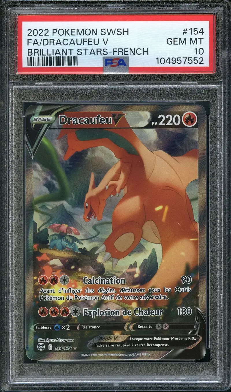 PSA 10 Dracaufeu V