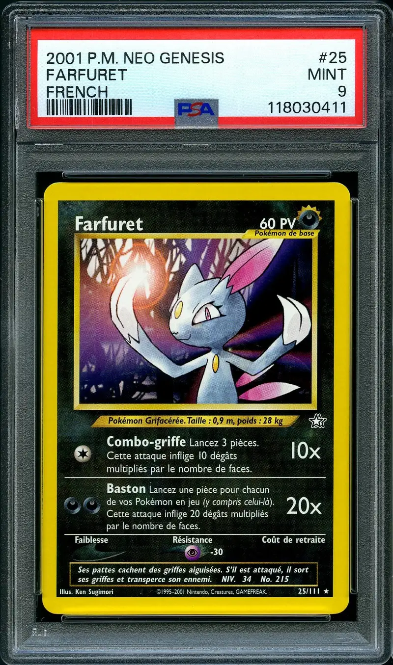 PSA 9 Farfuret