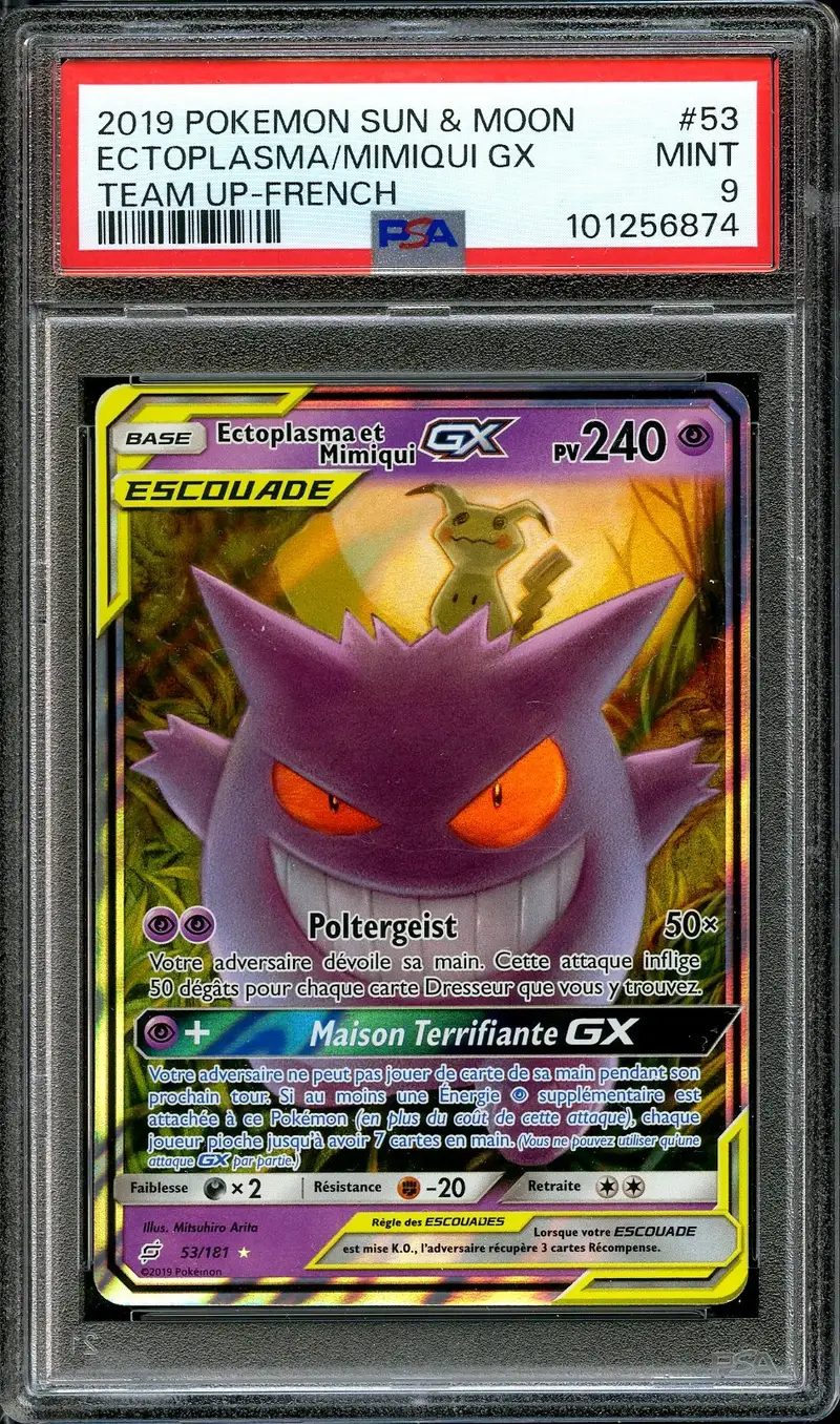 PSA 9 Ectoplasma et Mimiqui Gx