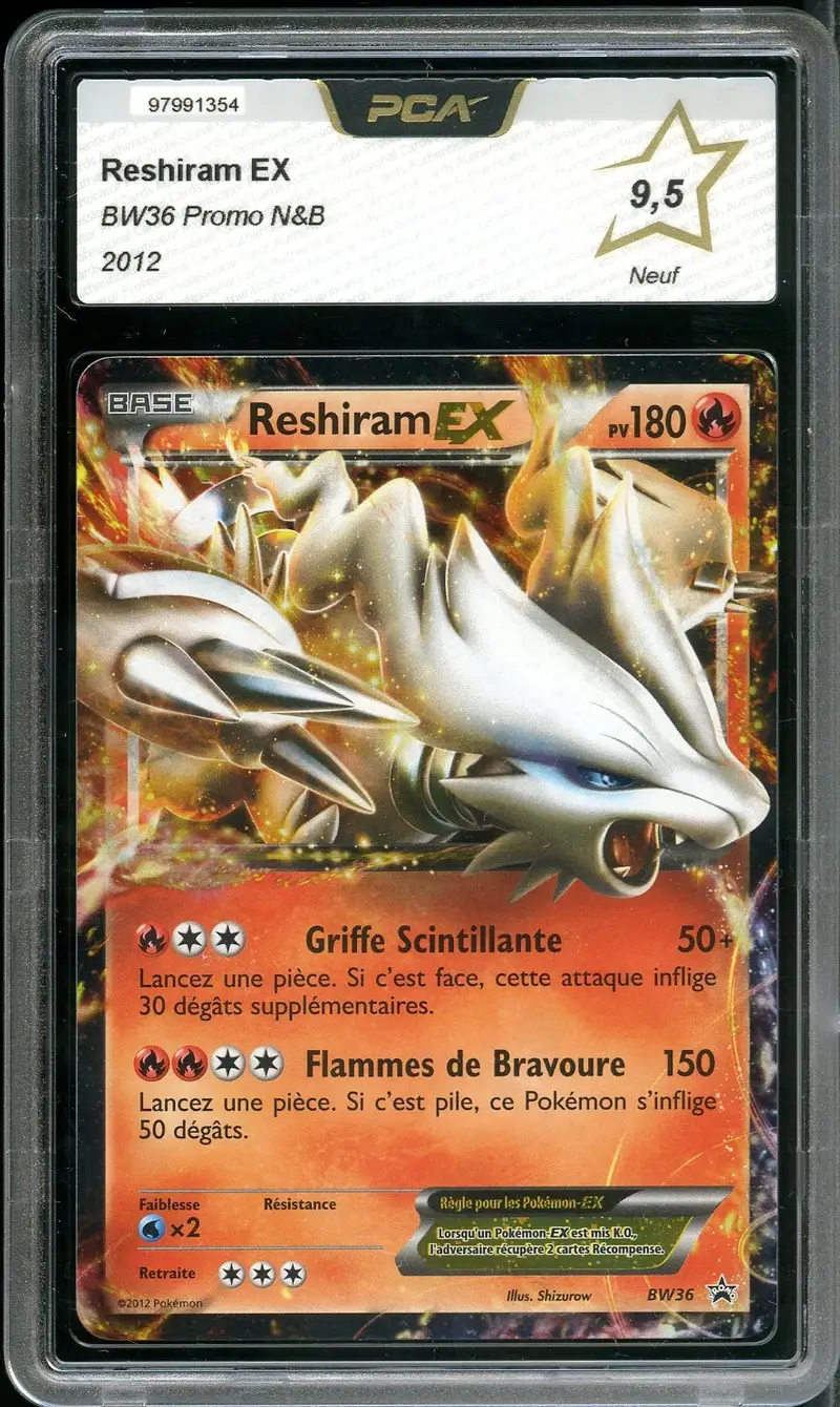PCA 9.5 Reshiram Ex