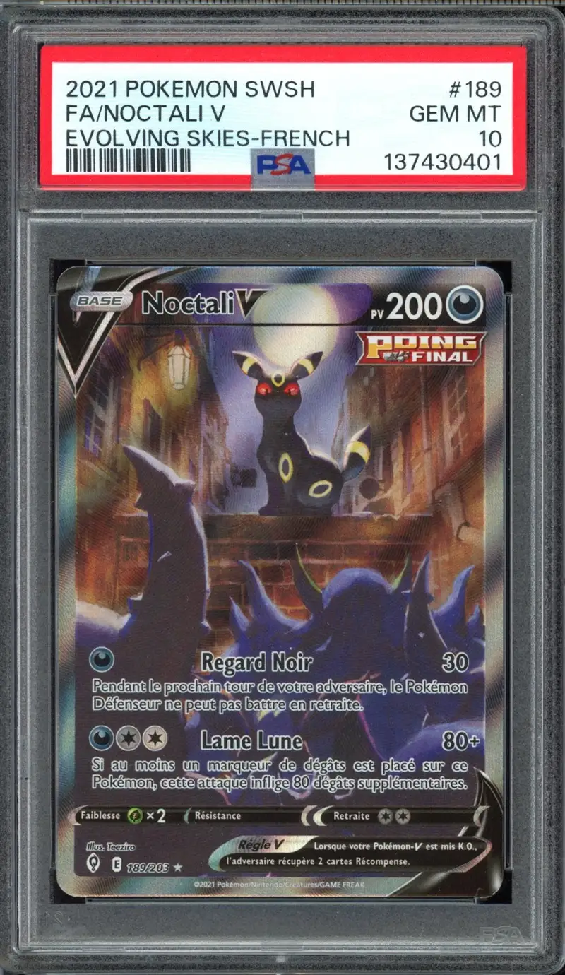 PSA 10 Noctali V