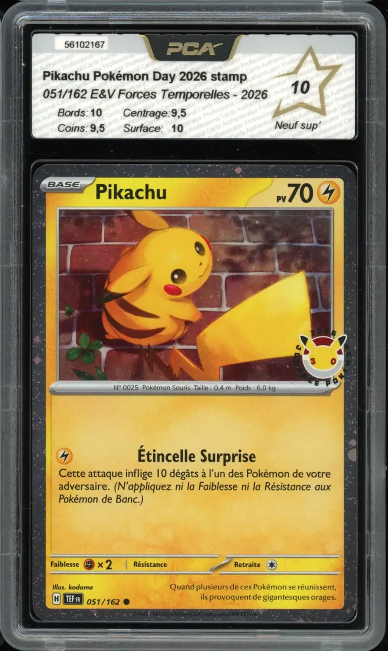 PCA 10 Pikachu Holo