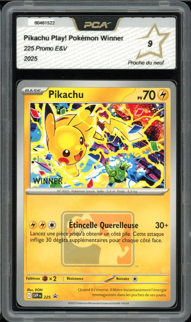 PCA 9 Pikachu Winner