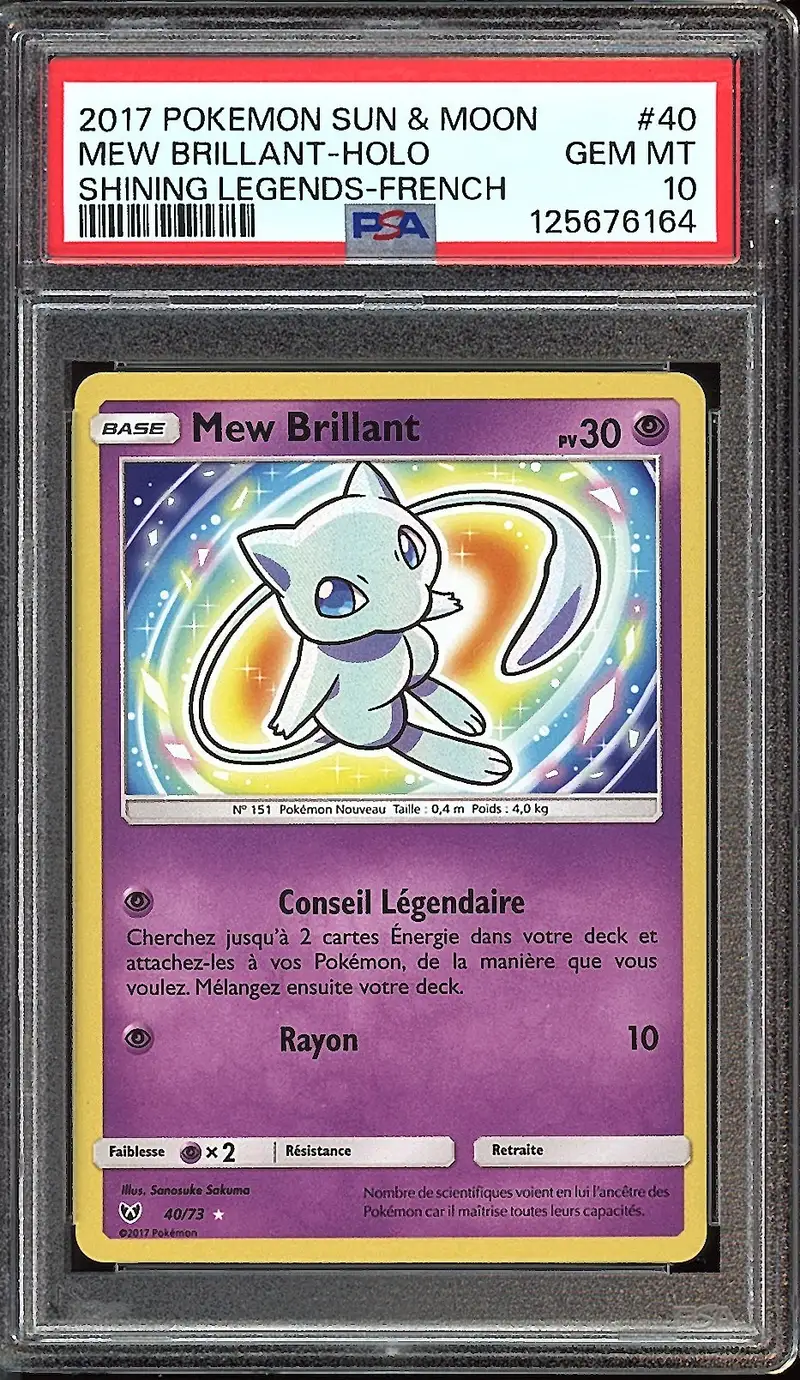 PSA 10 Mew Brillant