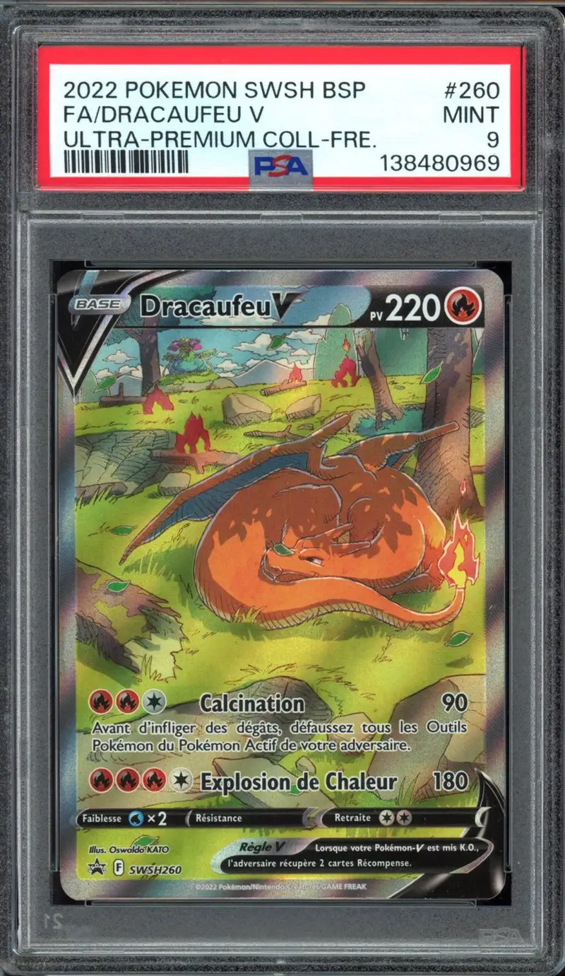 PSA 9 Dracaufeu V