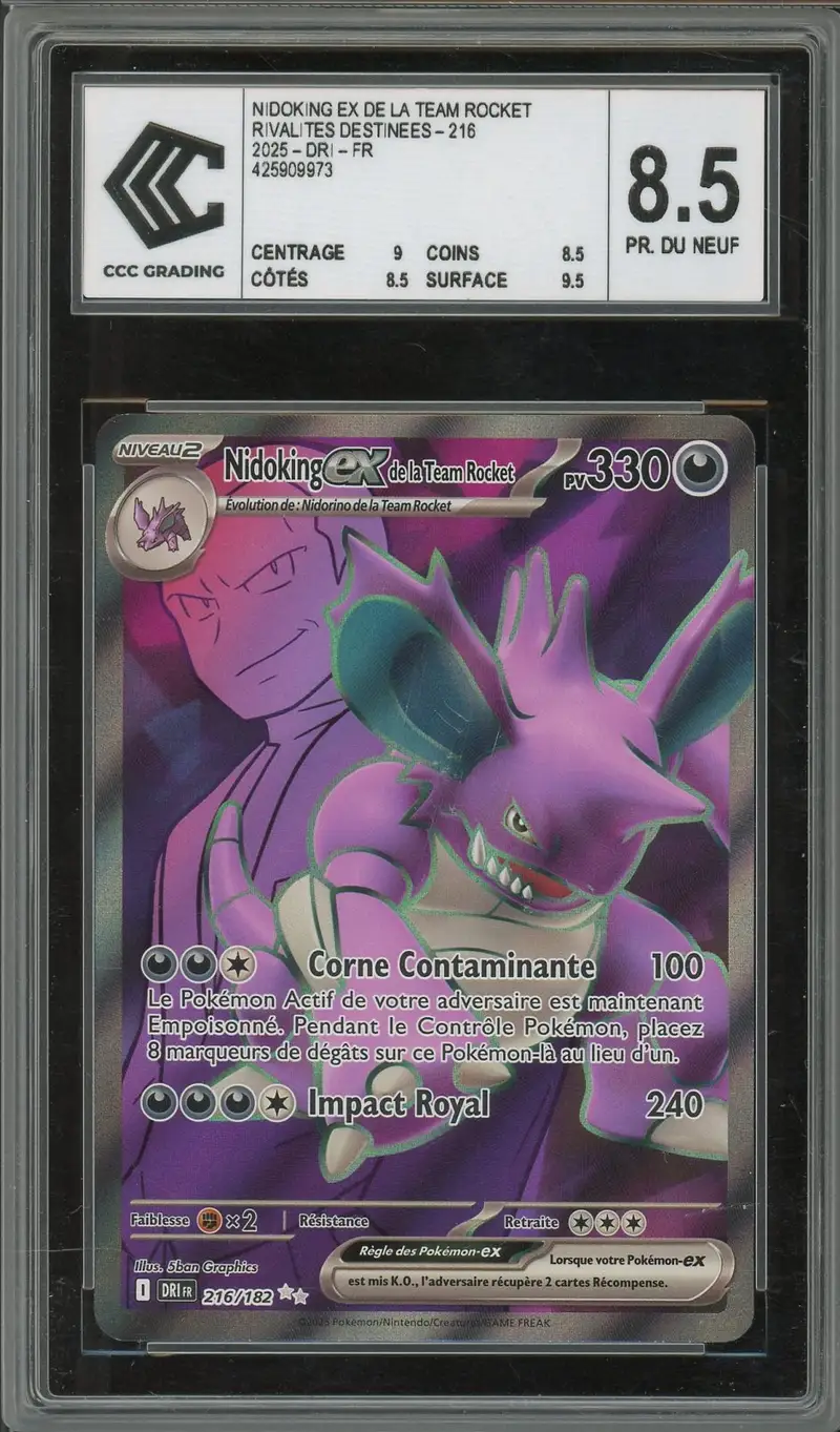 CCC 8.5 Nidoking Ex de la Team Rocket