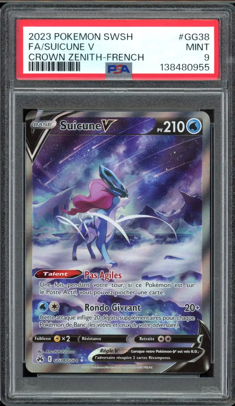 PSA 9 Suicune V
