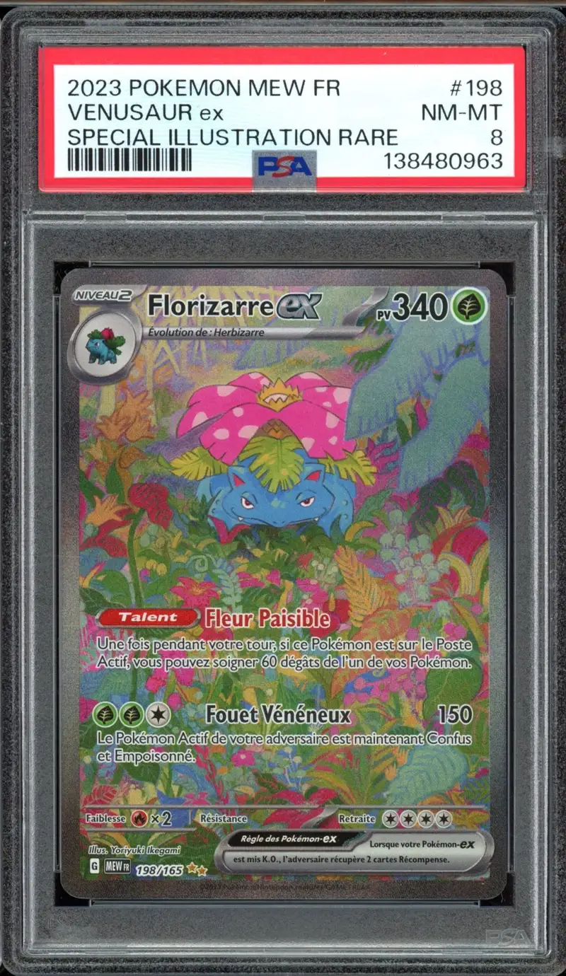 PSA 8 Florizarre Ex