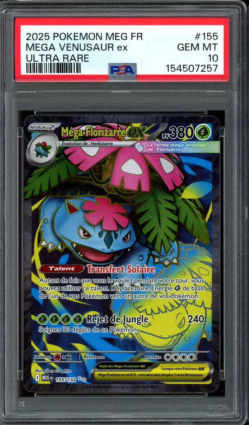 PSA 10 Méga-Florizarre Ex