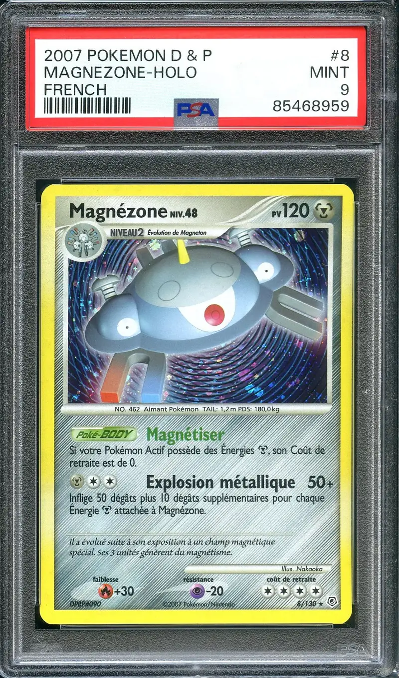 PSA 9 Magnézone Holo