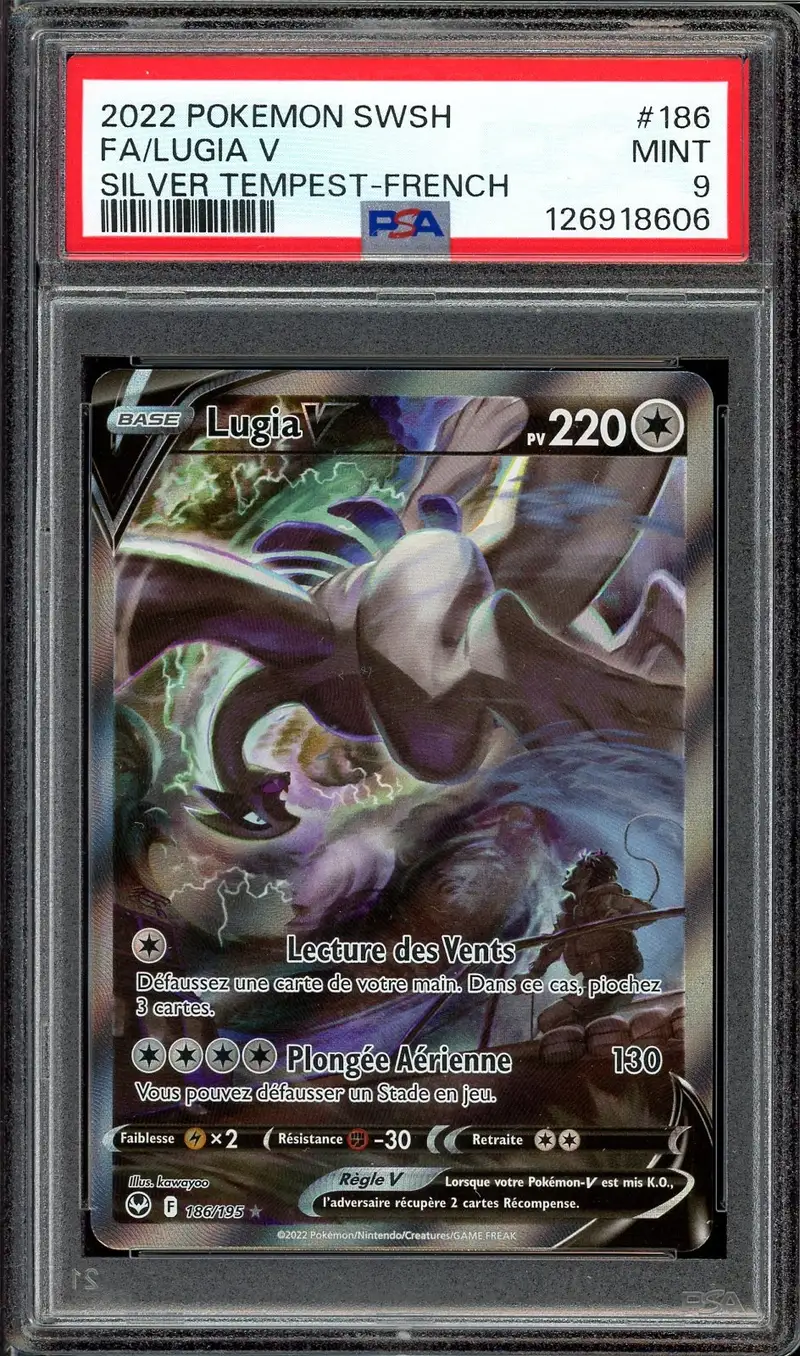 PSA 9 Lugia V