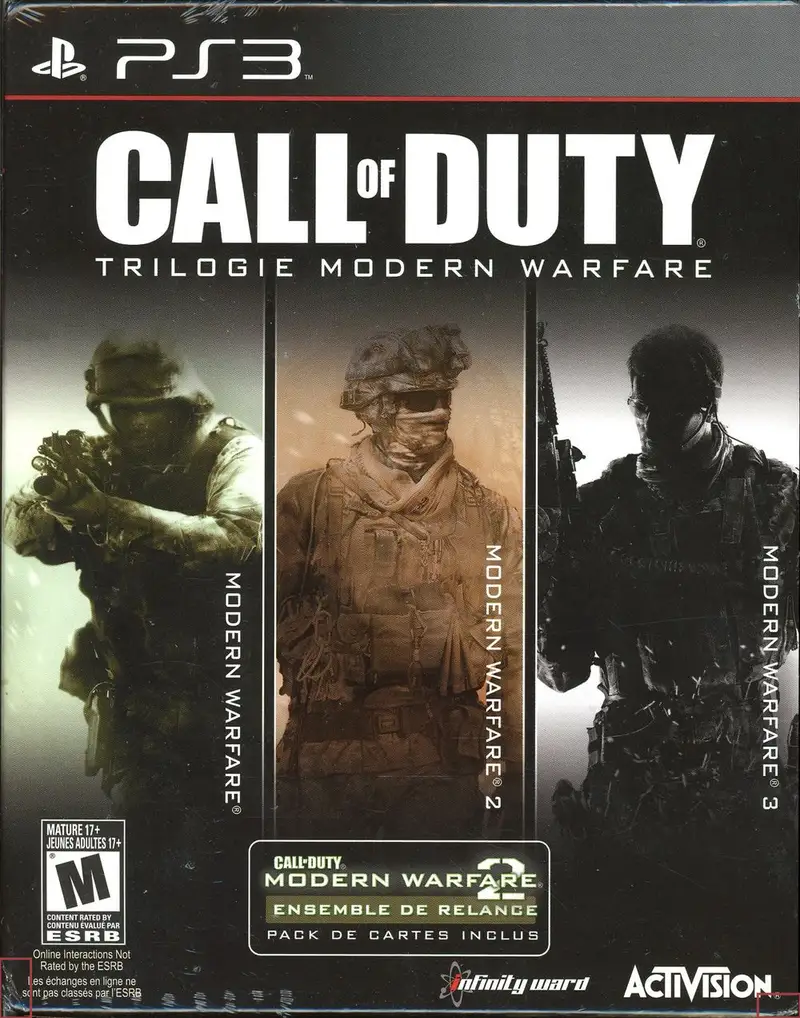 Jeu PlayStation 3 Call of Duty Trilogie Modern Warfare