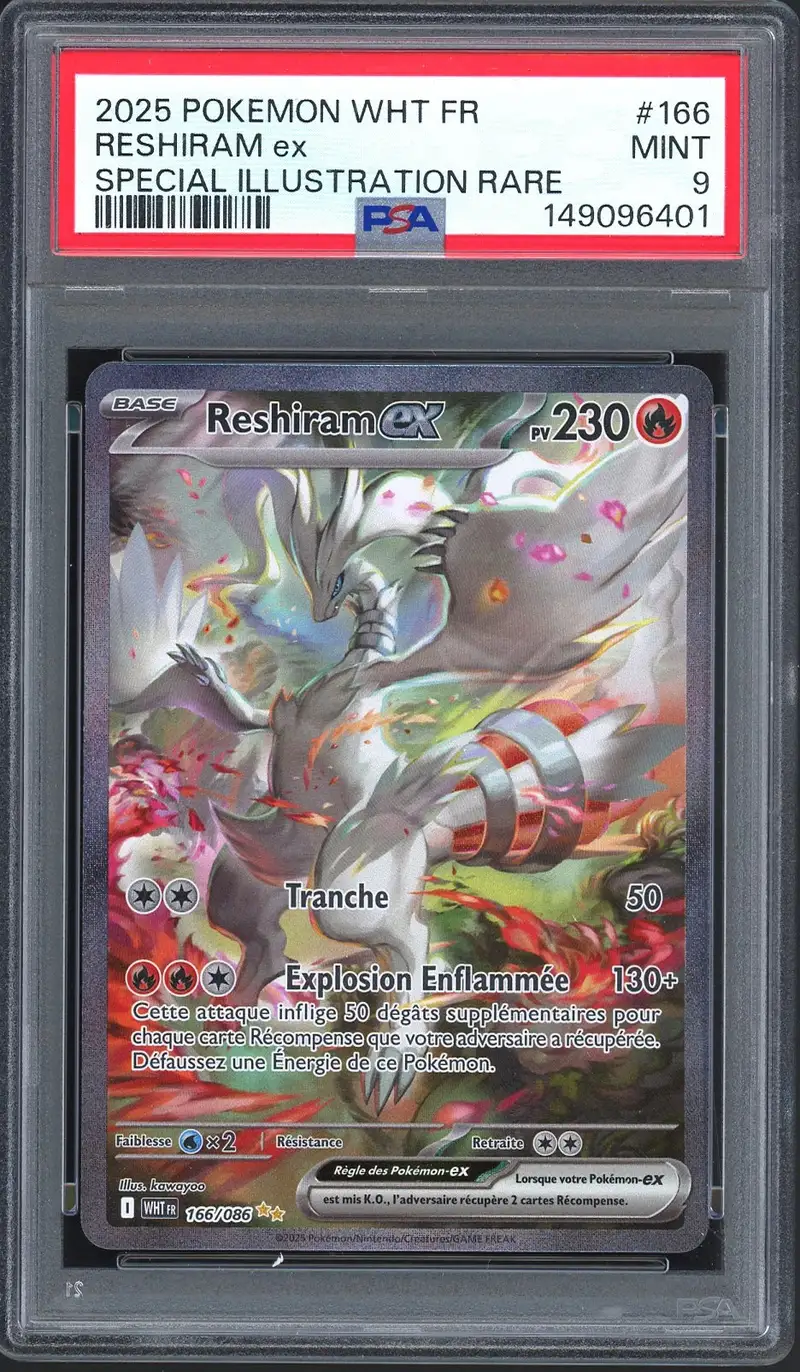 PSA 9 Reshiram Ex