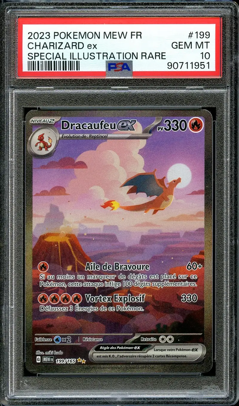 PSA 10 Dracaufeu Ex
